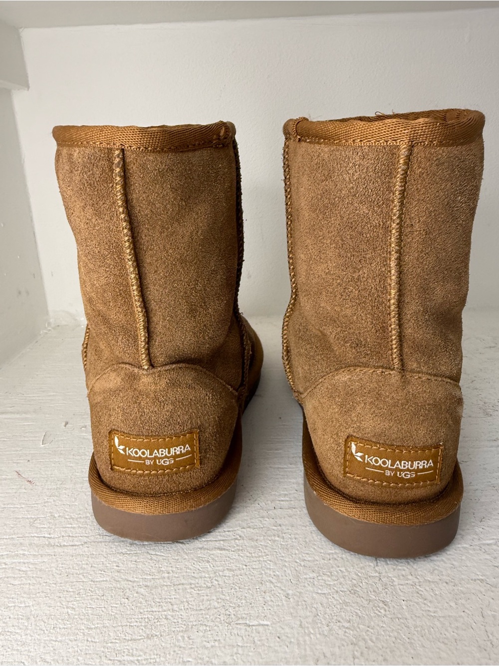 Koolaburra Kids Tan Suede Mid-Calf Boot
